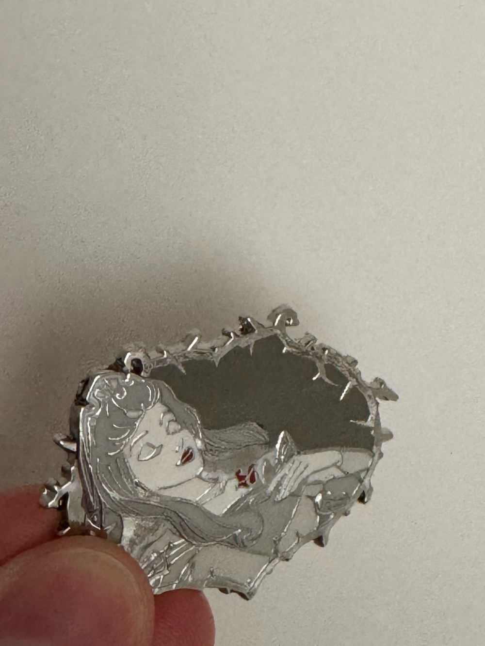 Aurora Loungefly Disney Grayscale Princesses Enamel Pin